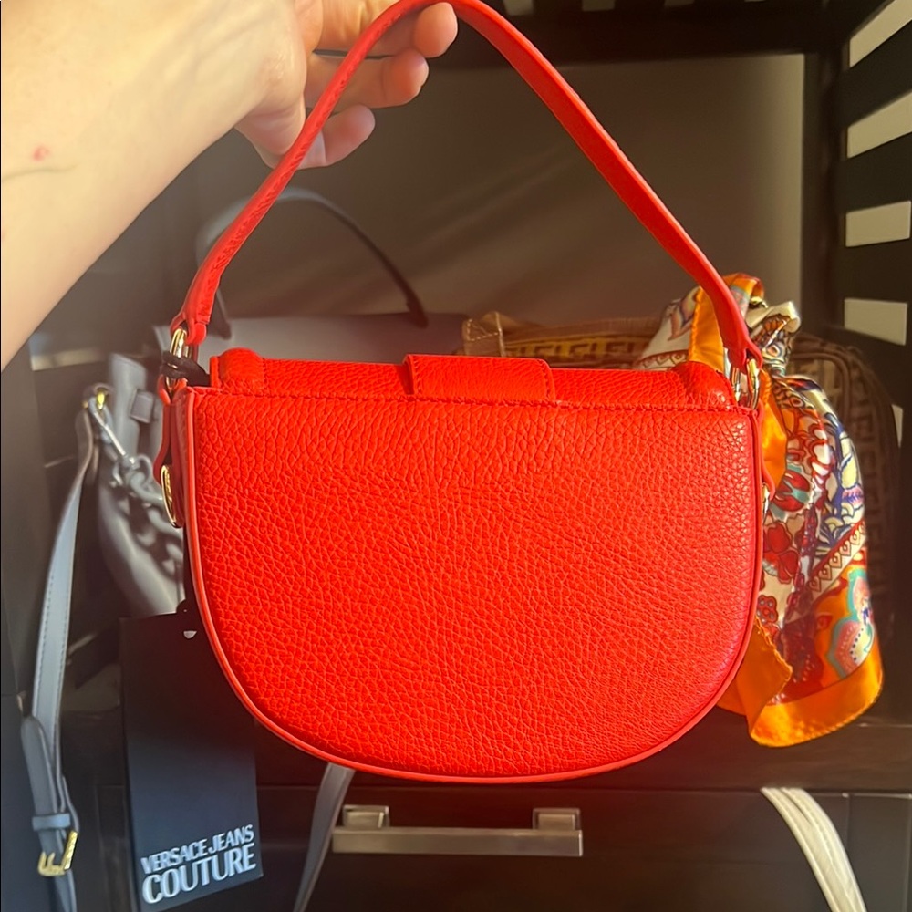Versace Jeans Collection Red Shoulder Bag - Picture 4 of 9
